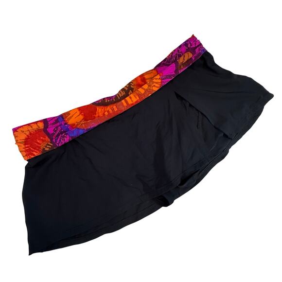 Bleu Rod Beattie Black Swim Skirt with Fold-Over Waistband – Size 12 - Picture 1 of 5